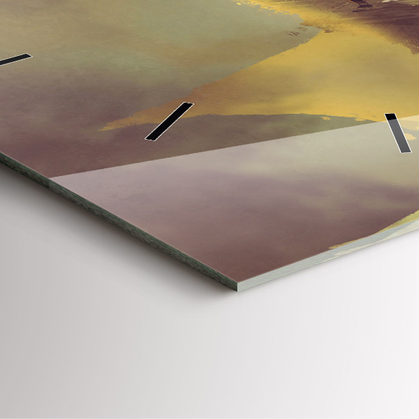 Square wall clock Dragon Rider Illustration