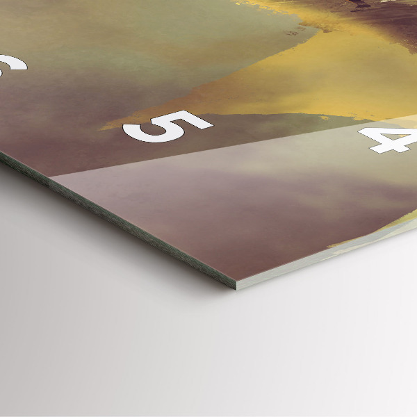 Square wall clock Dragon Rider Illustration