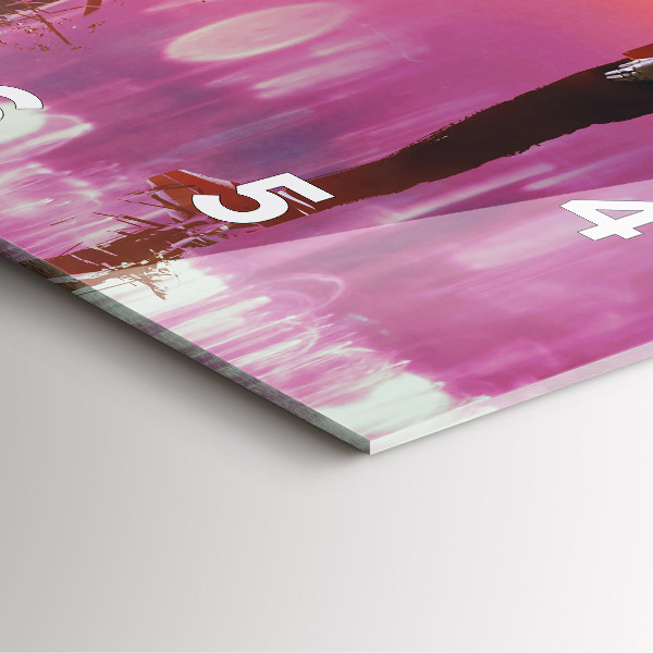 Square wall clock Cyberspace