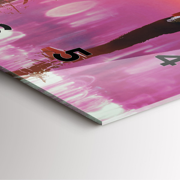 Square wall clock Cyberspace