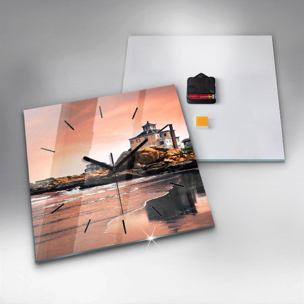 Square wall clock Sherman Coast