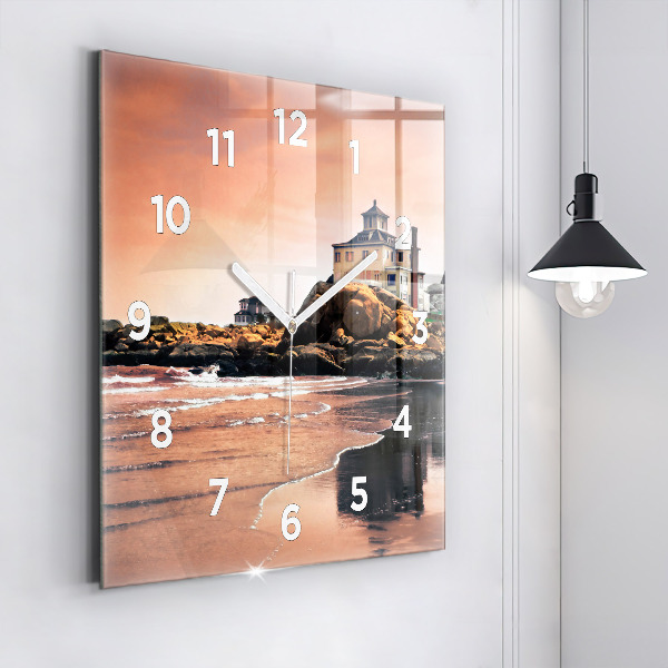 Square wall clock Sherman Coast