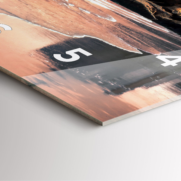 Square wall clock Sherman Coast