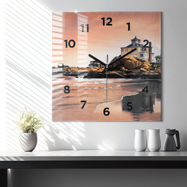 Square wall clock Sherman Coast