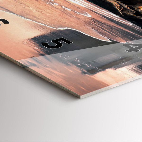 Square wall clock Sherman Coast