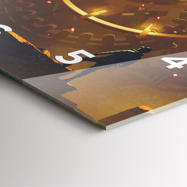 Square wall clock Time – Mechanism