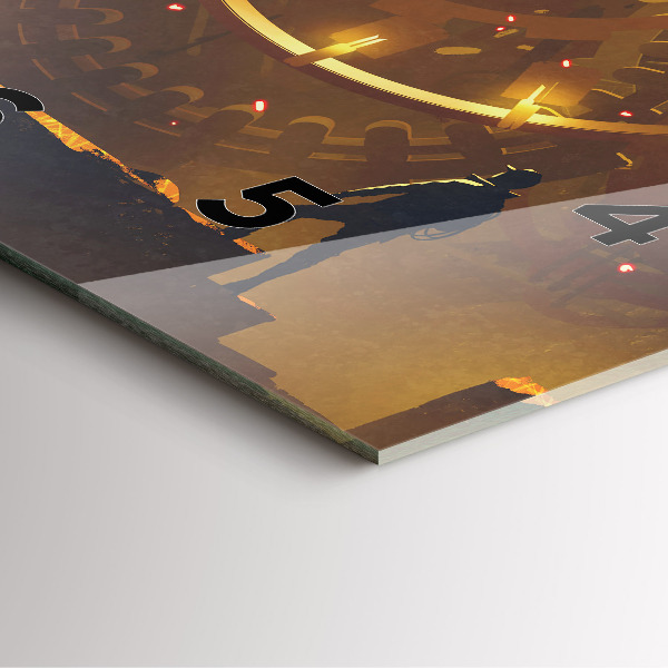 Square wall clock Time – Mechanism