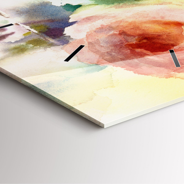 Square wall clock Visualization of Nature