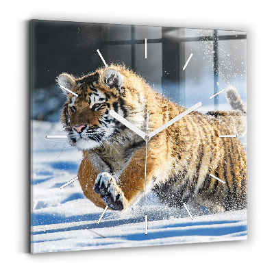 Square wall clock A Brave Step Forward