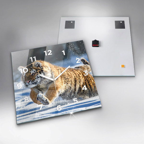 Square wall clock A Brave Step Forward