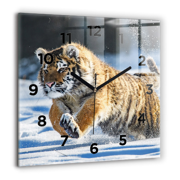 Square wall clock A Brave Step Forward