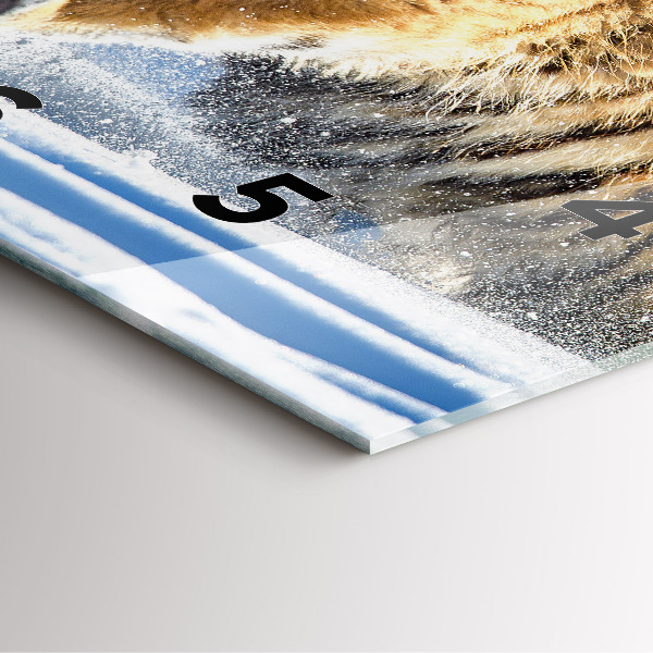 Square wall clock A Brave Step Forward