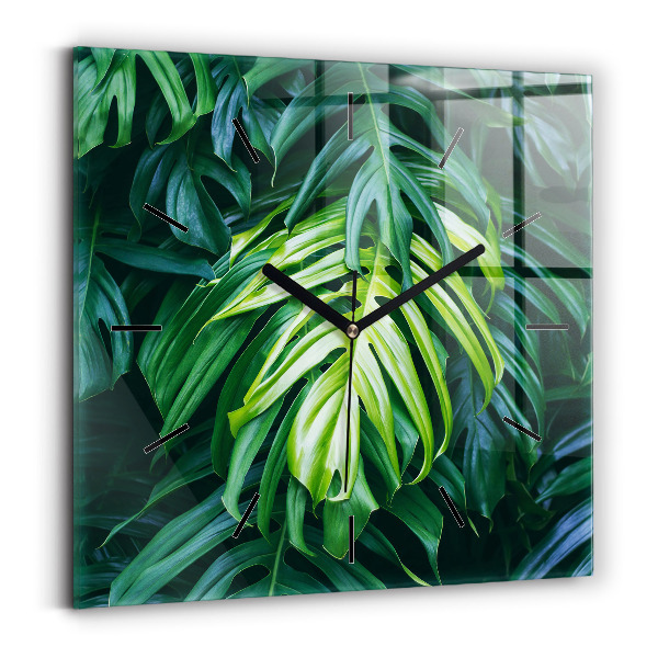Square wall clock The Tropical Side of Nature