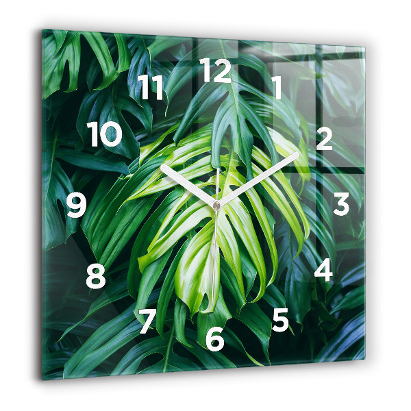 Square wall clock The Tropical Side of Nature