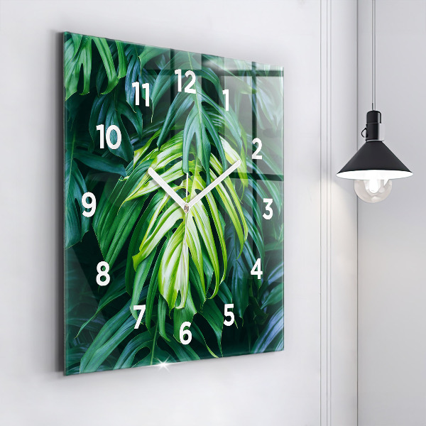 Square wall clock The Tropical Side of Nature