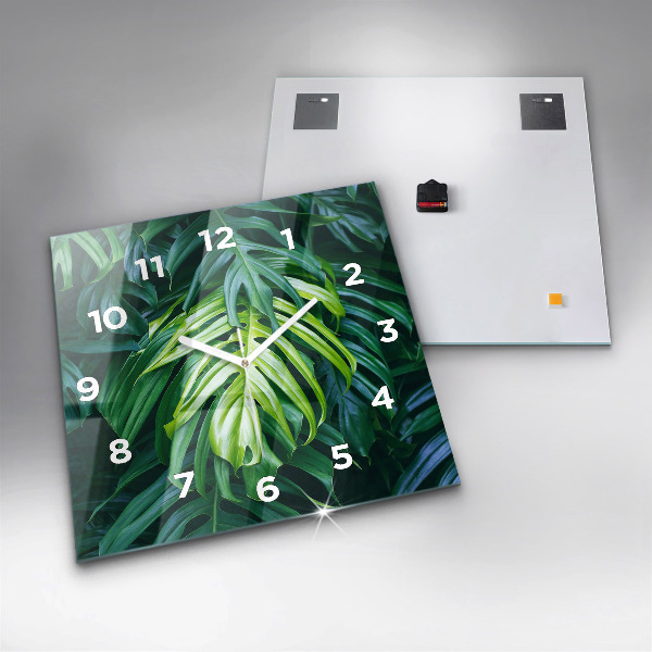 Square wall clock The Tropical Side of Nature