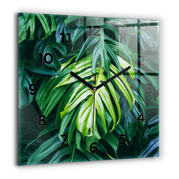 Square wall clock The Tropical Side of Nature
