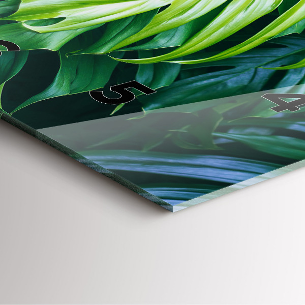 Square wall clock The Tropical Side of Nature