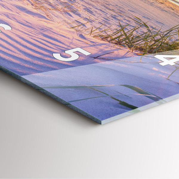 Square wall clock Polish Sunny Sea