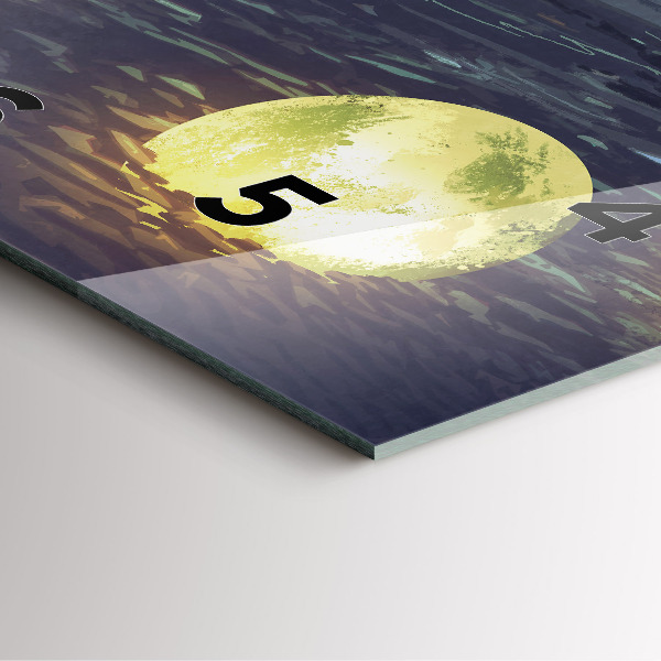 Square wall clock Abstraction