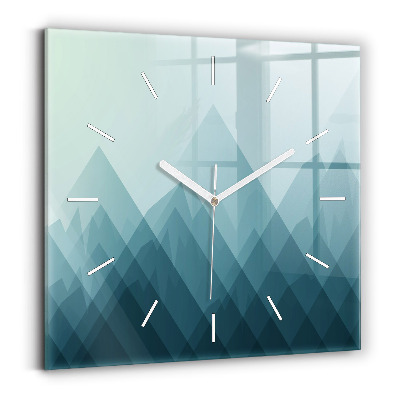 Square wall clock Geometric figures
