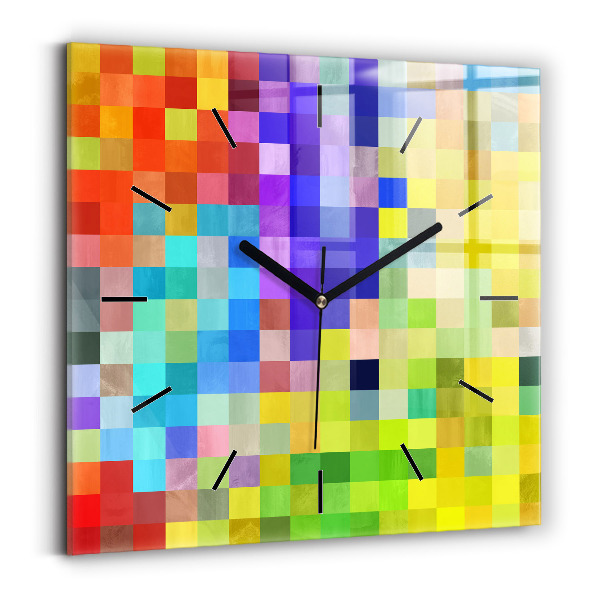 Square wall clock Composition of Squares