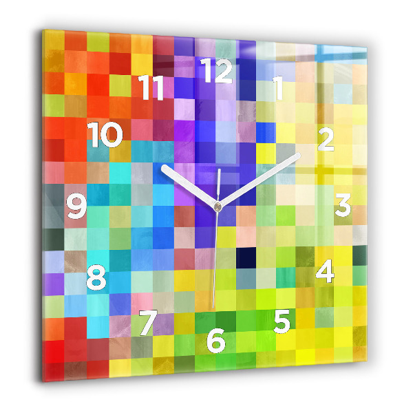 Square wall clock Composition of Squares