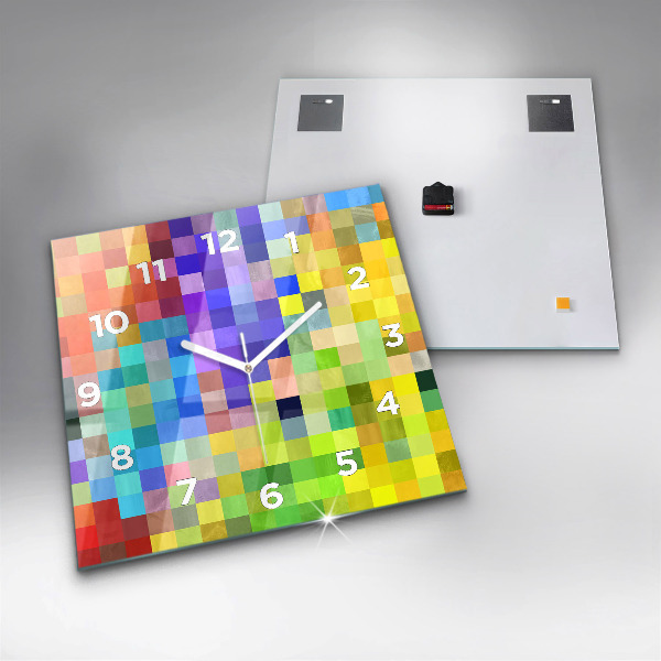 Square wall clock Composition of Squares