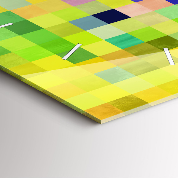 Square wall clock Composition of Squares