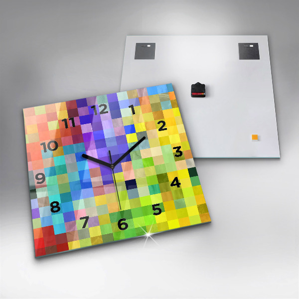 Square wall clock Composition of Squares