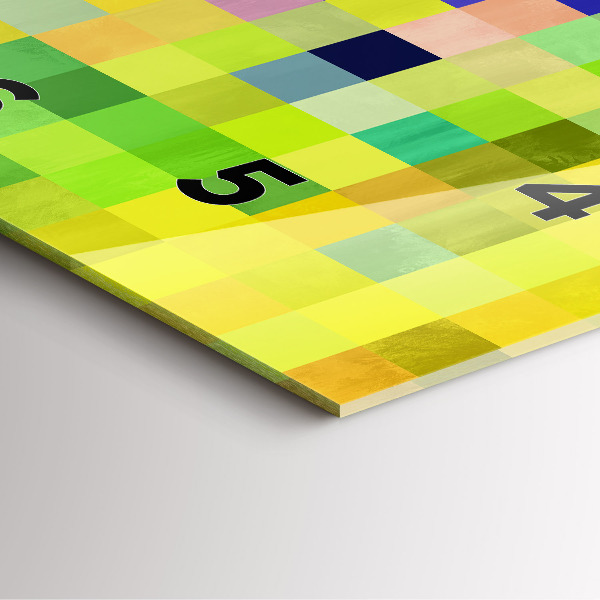 Square wall clock Composition of Squares