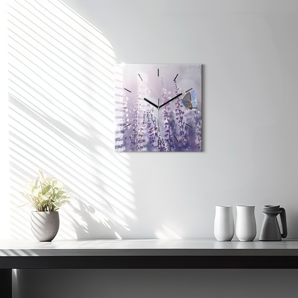 Square wall clock Abstraction