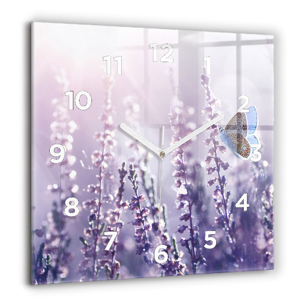 Square wall clock Abstraction