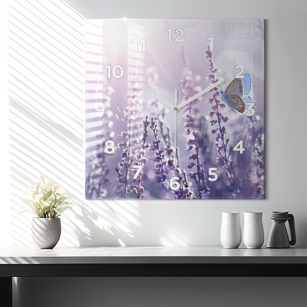 Square wall clock Abstraction