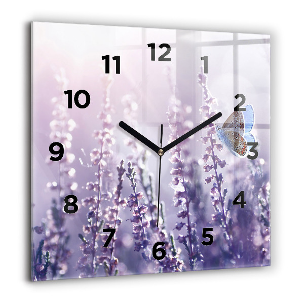 Square wall clock Abstraction