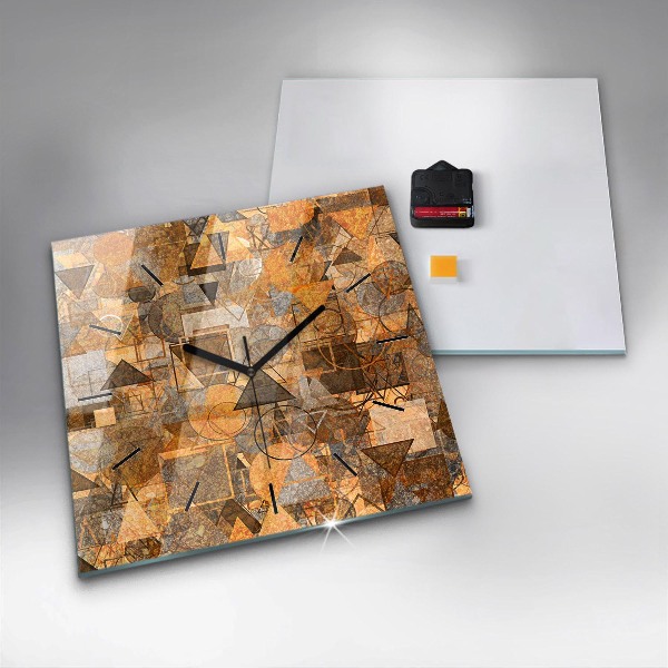 Square wall clock Geometric Shapes