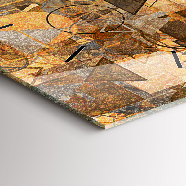 Square wall clock Geometric Shapes