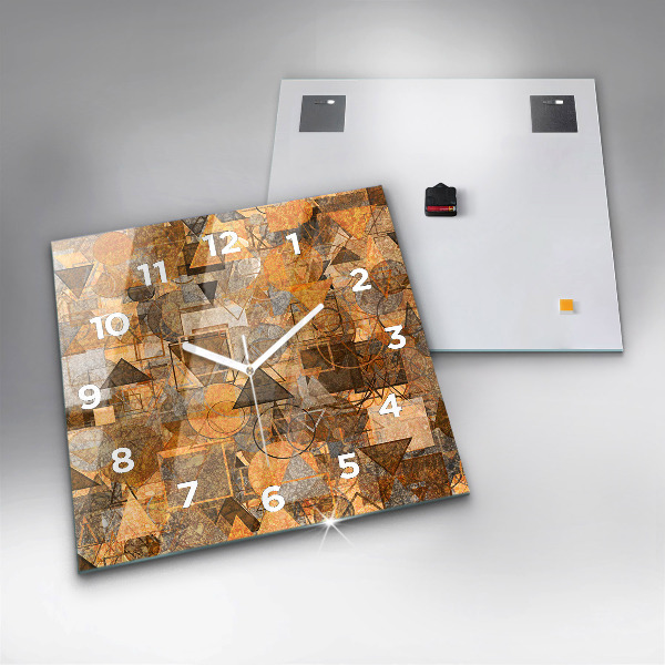 Square wall clock Geometric Shapes