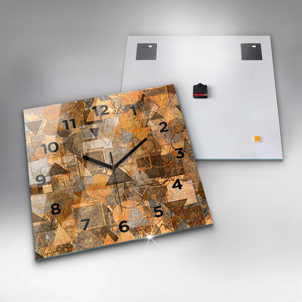 Square wall clock Geometric Shapes
