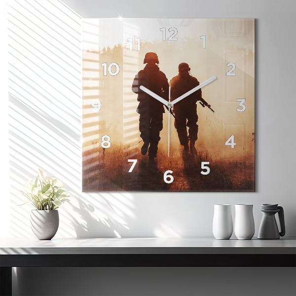 Square wall clock United States Marines