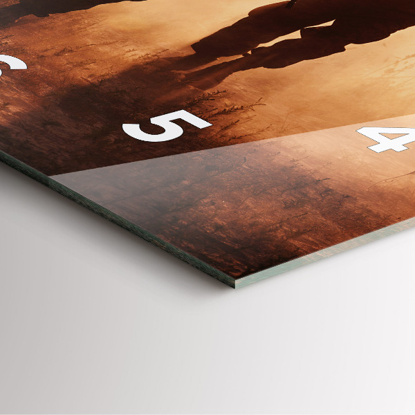 Square wall clock United States Marines