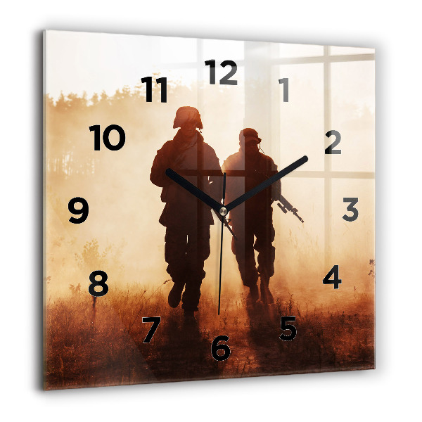 Square wall clock United States Marines