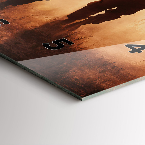 Square wall clock United States Marines