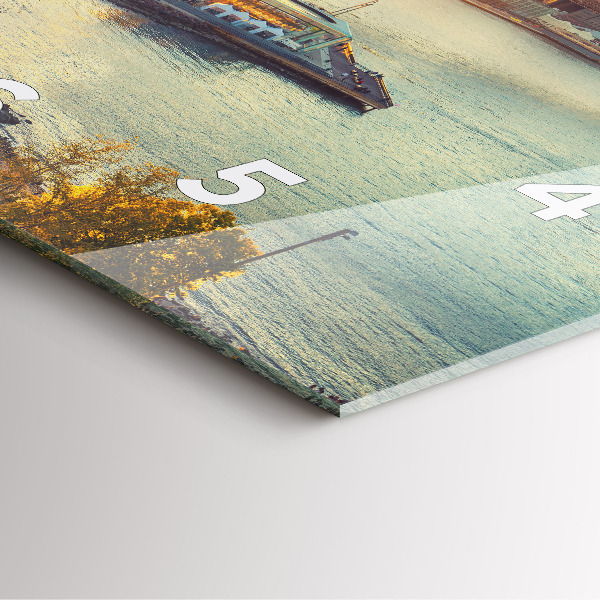 Square wall clock New York Manhattan