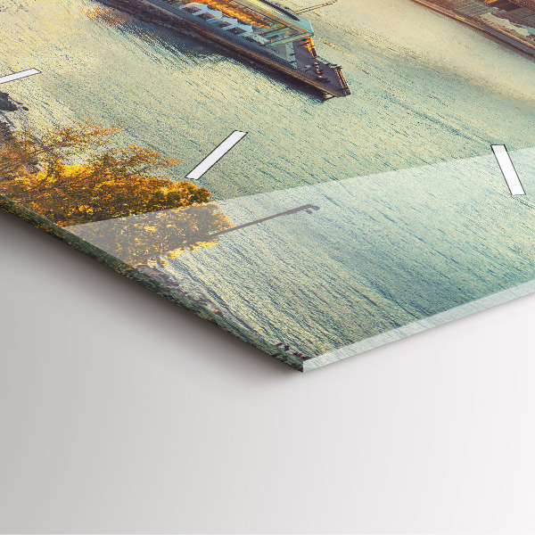 Square wall clock New York Manhattan