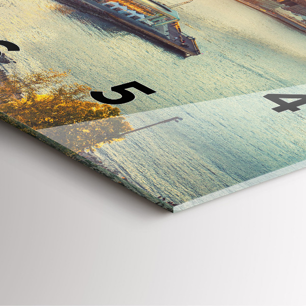 Square wall clock New York Manhattan