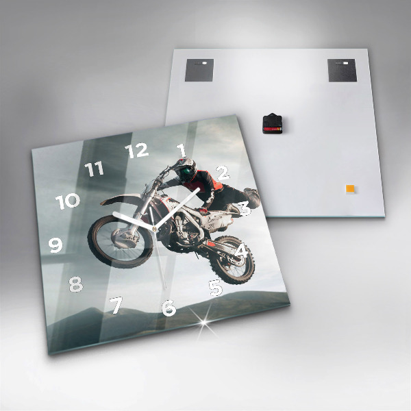 Square wall clock Motor Style Adrenaline