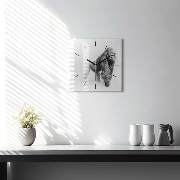 Square wall clock Animal Art Collection