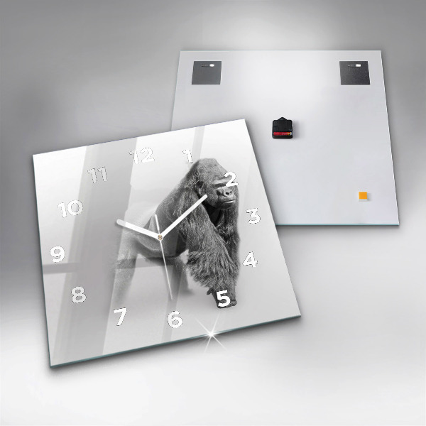 Square wall clock Animal Art Collection