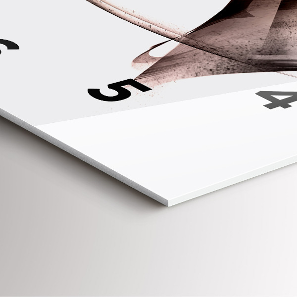 Square wall clock Painted Horse Profile